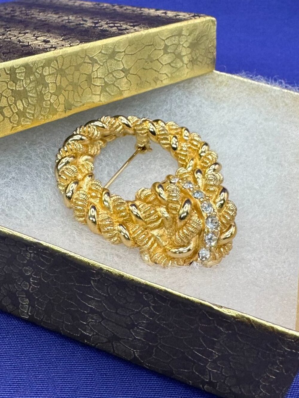 VTG Christian Dior Luxury Gold Plated Pin/Brooch - Picture 7 of 15
